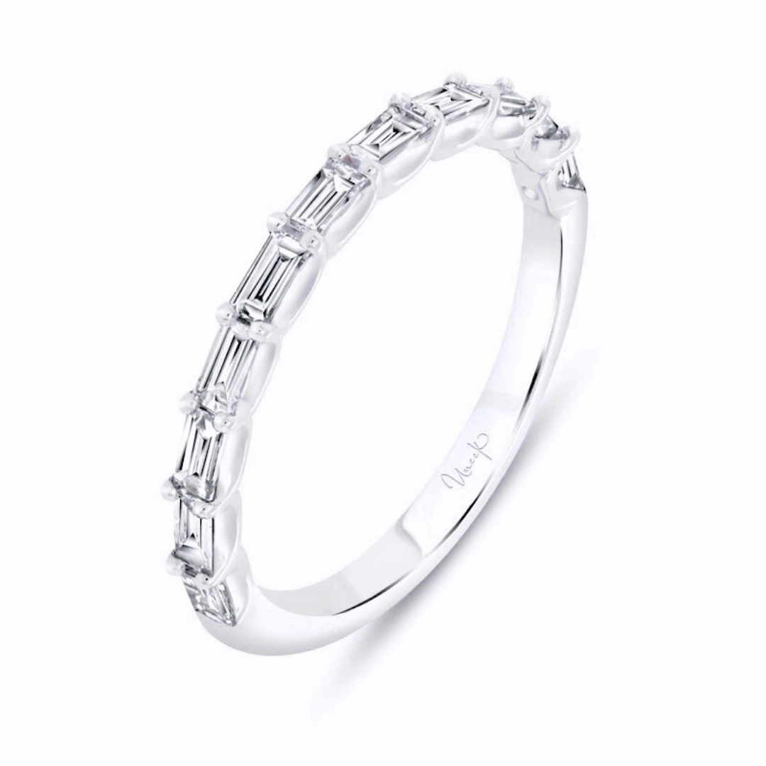 14K White Gold Timeless Collection Wedding-Band Wedding Ring Economical Symbol