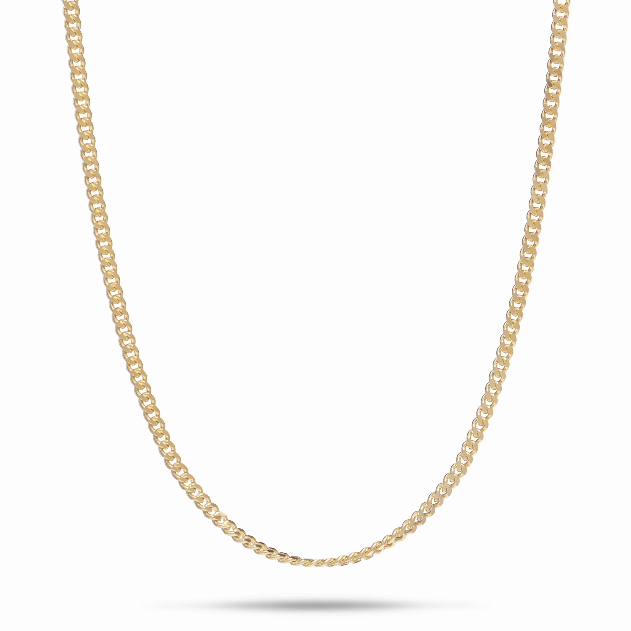 18" 1.5mm Gourmette Chain in Gold Fashion Event
