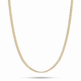 18" 1.5mm Gourmette Chain in Gold Fashion Event