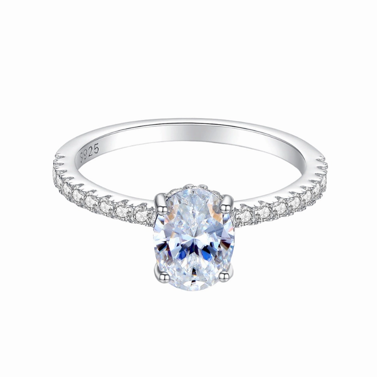 Subtle Shine 1.2 Carat Oval Diamond Ring | S925 | Moissanite