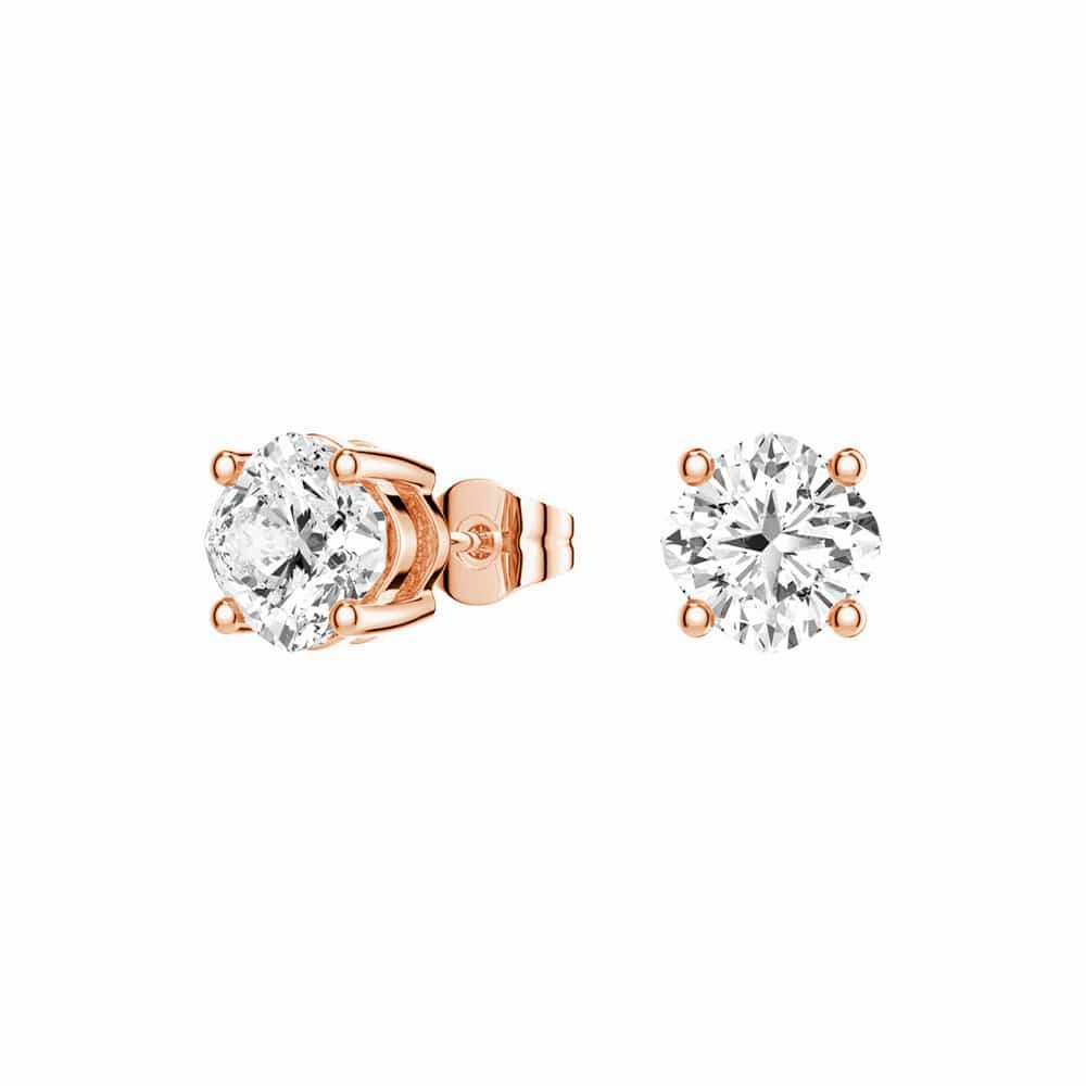 4 ctw Cushion Cut Moissanite 4 Prong Solitaire Stud Earrings Smart Casual Shiny Jewelry