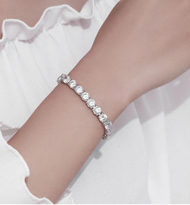 Summer Style 6.5 mm Tennis Bracelet | S925 | Moissanite