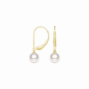 Soft Appeal 8mm Freshwater Cultured Pearl Leverback Earrings