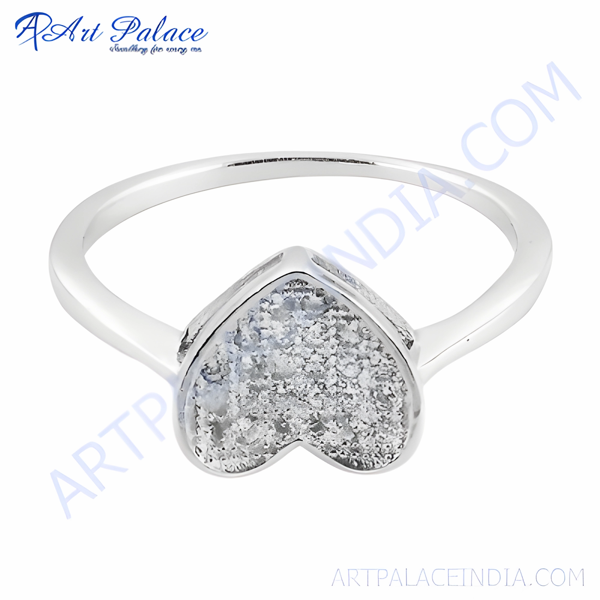 Classic Item 925 Silver Heart Shape CZ Ring | Cubic Zirconia Silver Ring