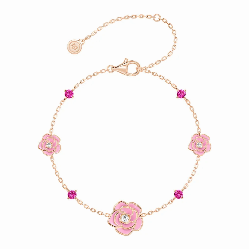 "Blossom of Compassion" Breast Cancer Awareness Bracelet Everyday Glow