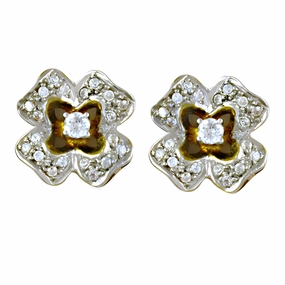 Graceful Choice Cute Cubic Zirconia Gemstone Silver Stud Earrings - Affordable & Stylish Jewelry