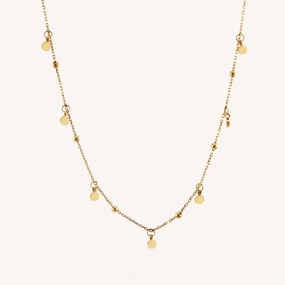 ALMA DANGLE COIN NECKLACE Gift For Wife