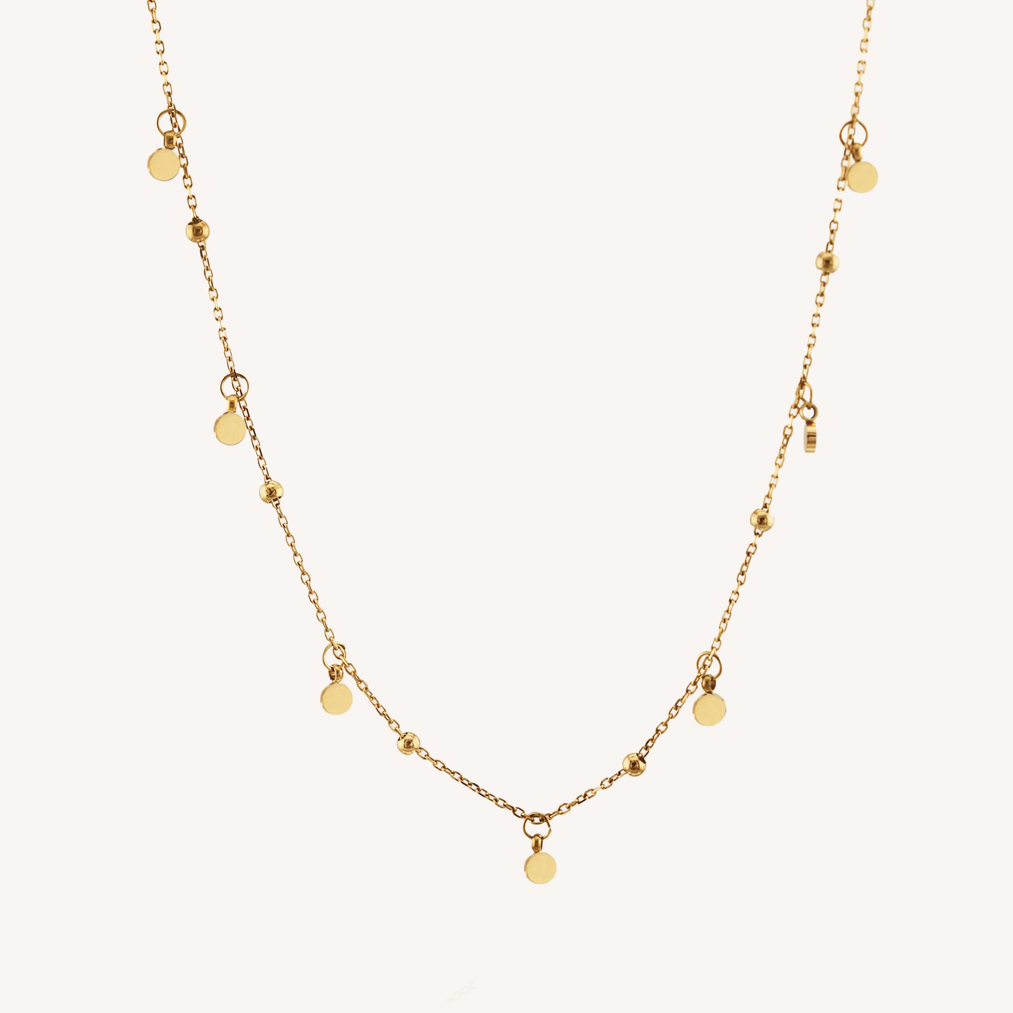 ALMA DANGLE COIN NECKLACE Gift For Wife