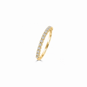 Almost Around Diamond Ring Sophisticated Craft Trendy Highlight
