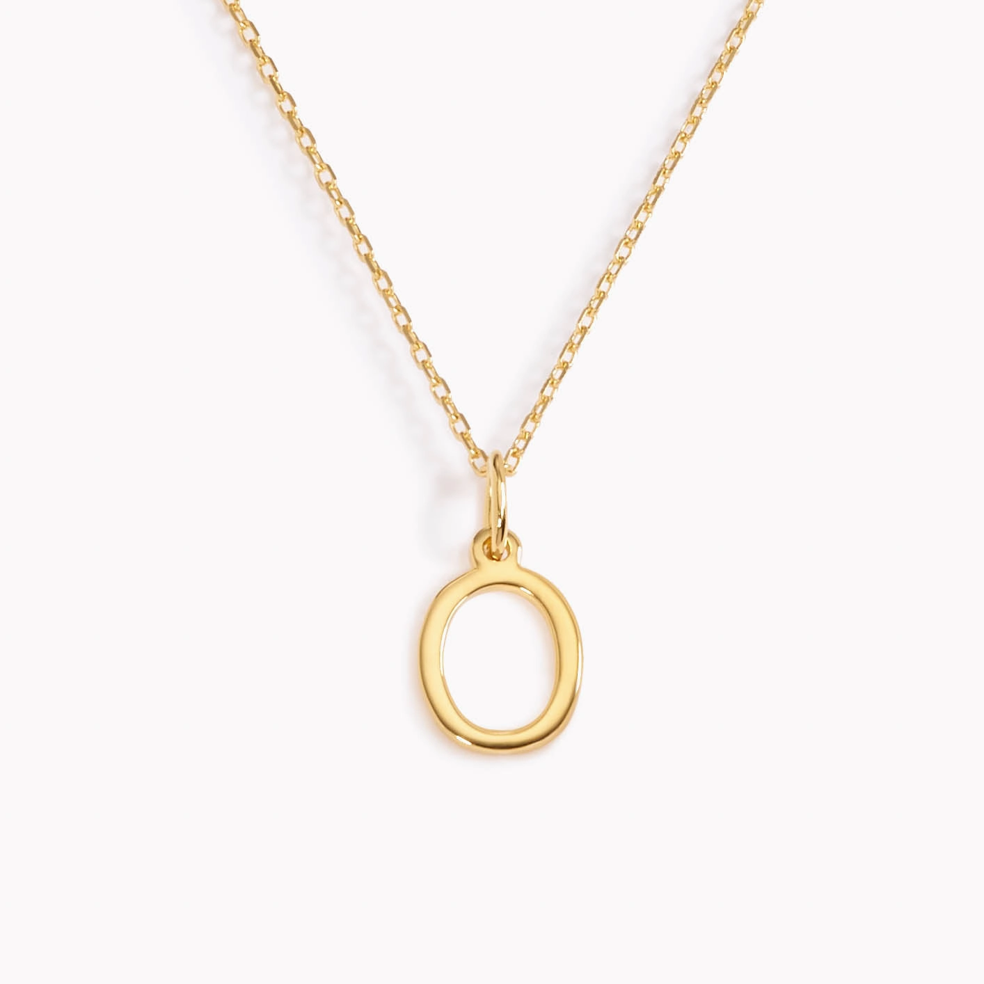 O Necklace / Gold Initial Necklace Distinctive Present