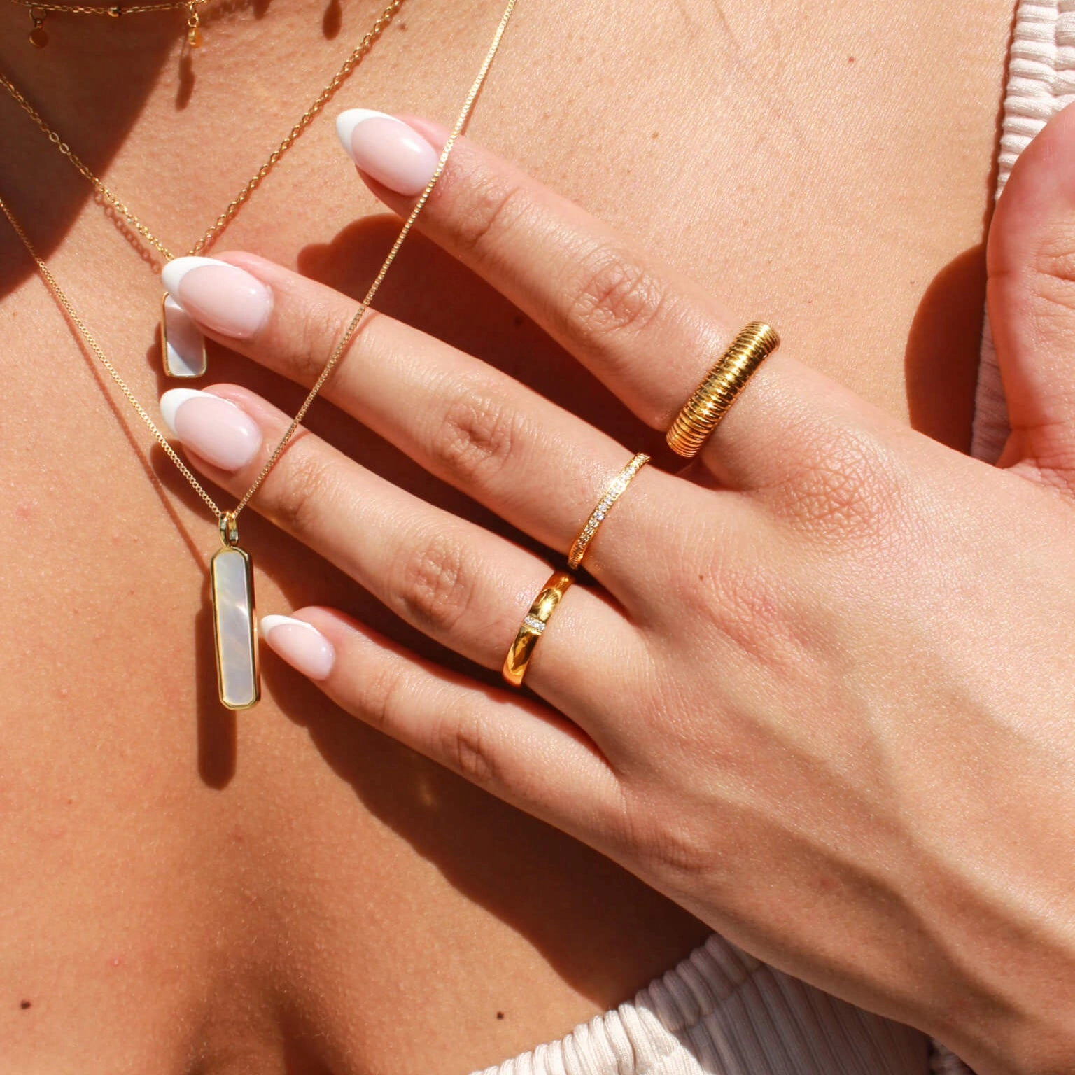 ANALISA CZ DIAMOND BAND RING Strong Piece