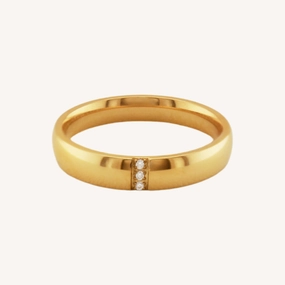 Handmade Quality ANALISA CZ DIAMOND BAND RING