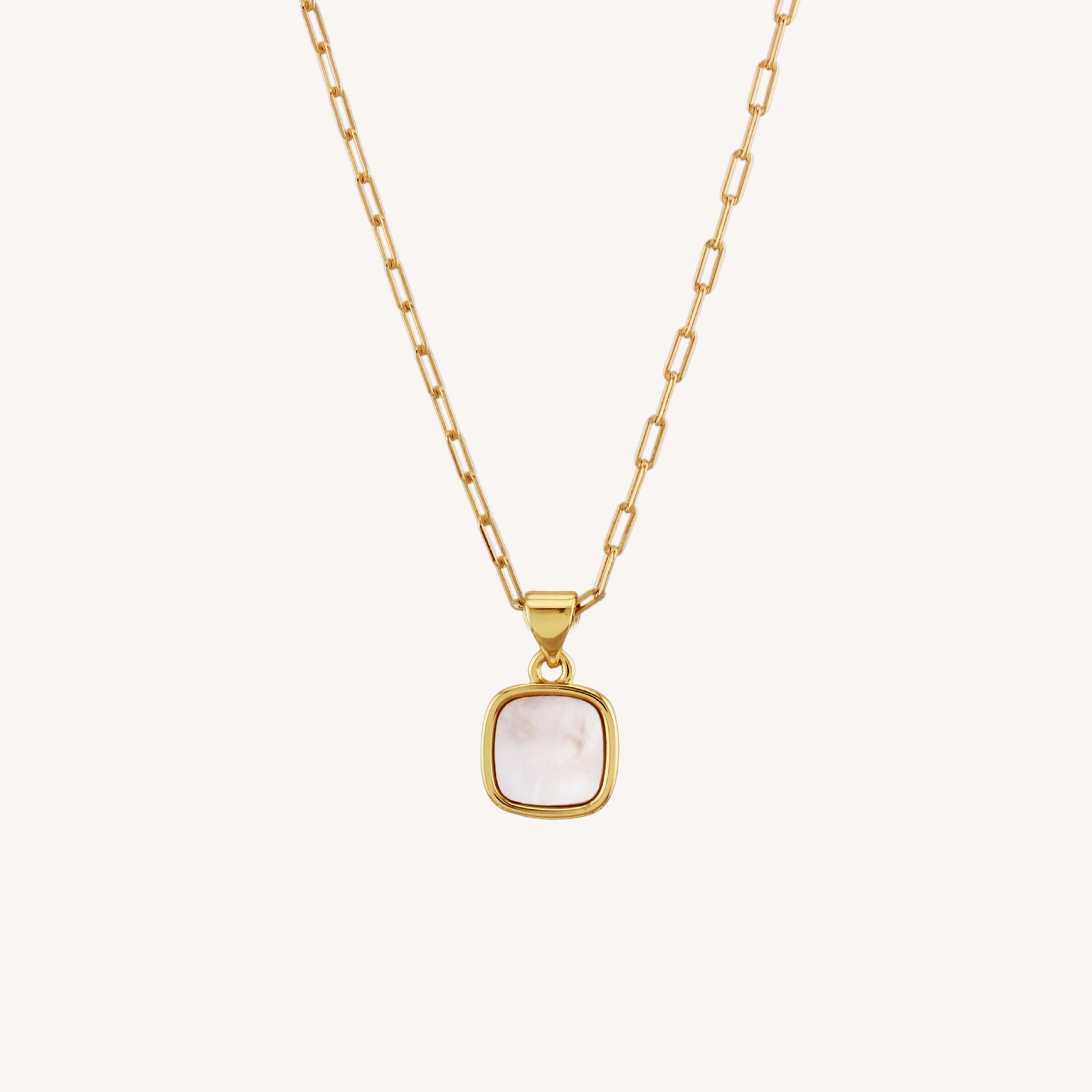 fresh start High-Quality Jewelry AURA PEARL SHELL NECKLACE