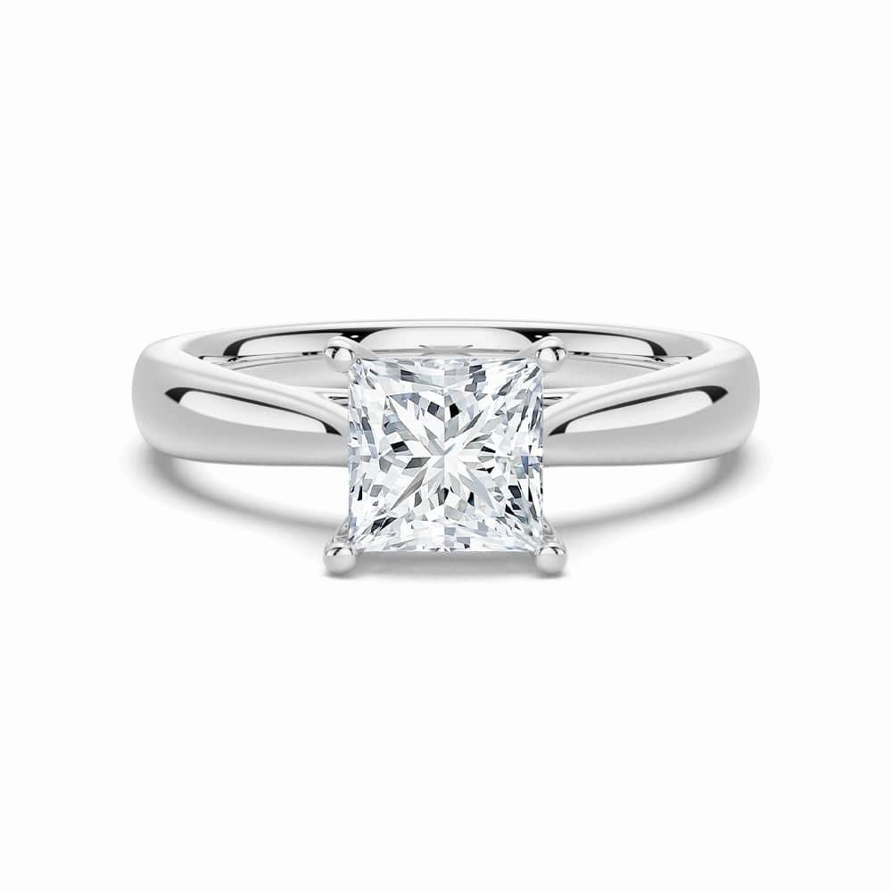 1.5 CT. Princess Cut Solitaire Engagement Ring Custom Order