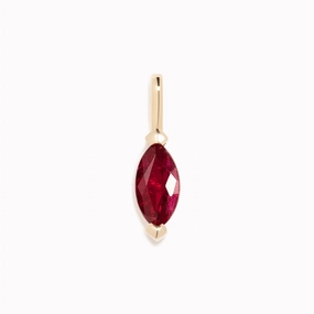 All Seasons Evening Party January Birthstone Pendant 14k Gold - Garnet
