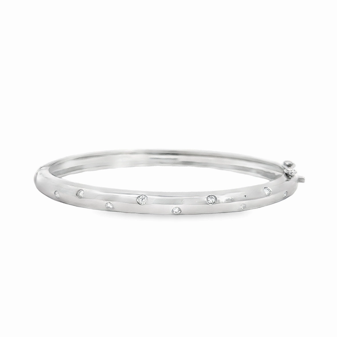 Kirkland Jewelry Estate | 14K White Gold Diamond Bracelet Lasting Combinations Complete Amalgamations