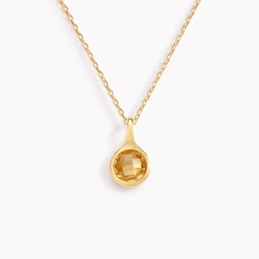 Citrine Necklace - Sigrid Gemstone Jewelry
