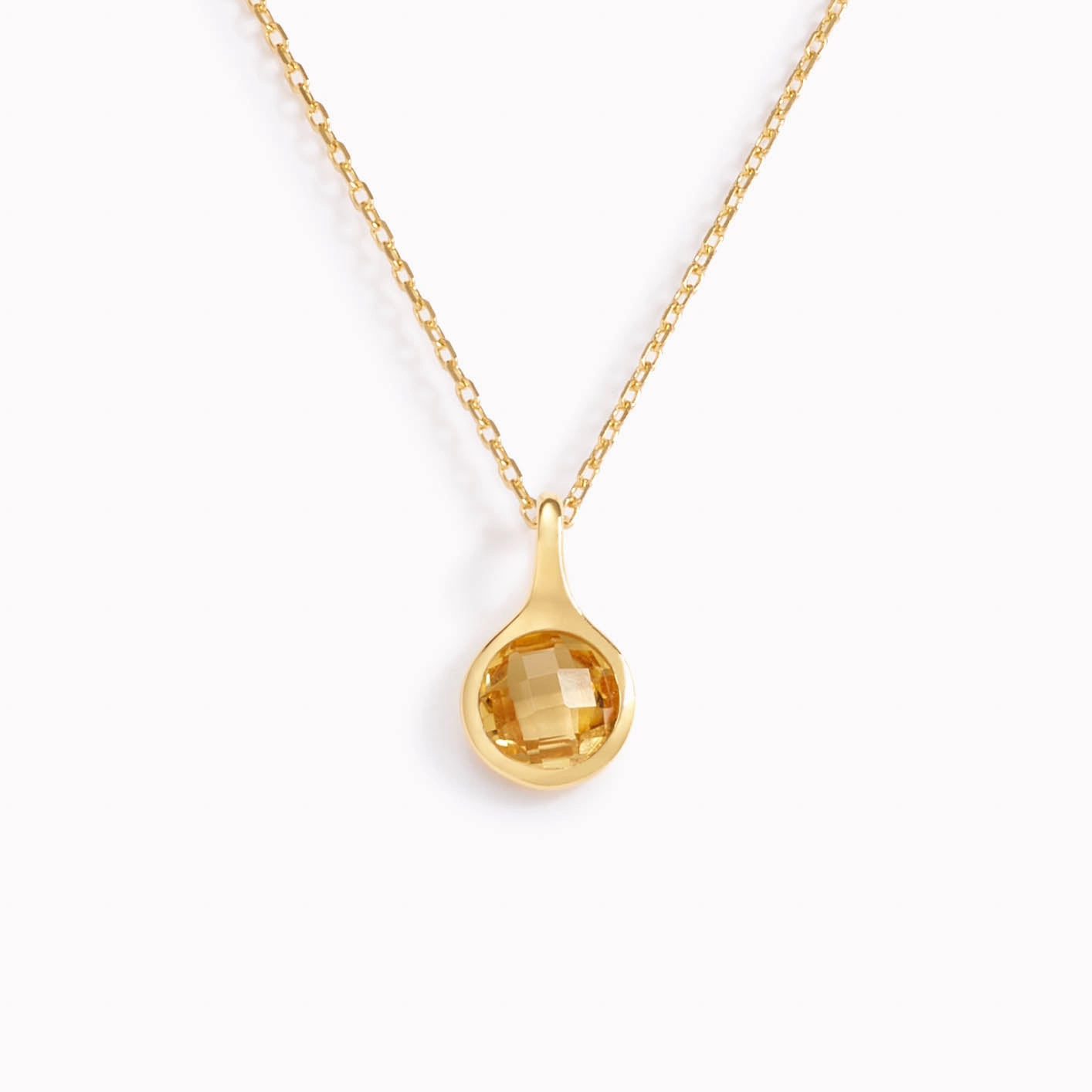 Citrine Necklace - Sigrid Gemstone Jewelry