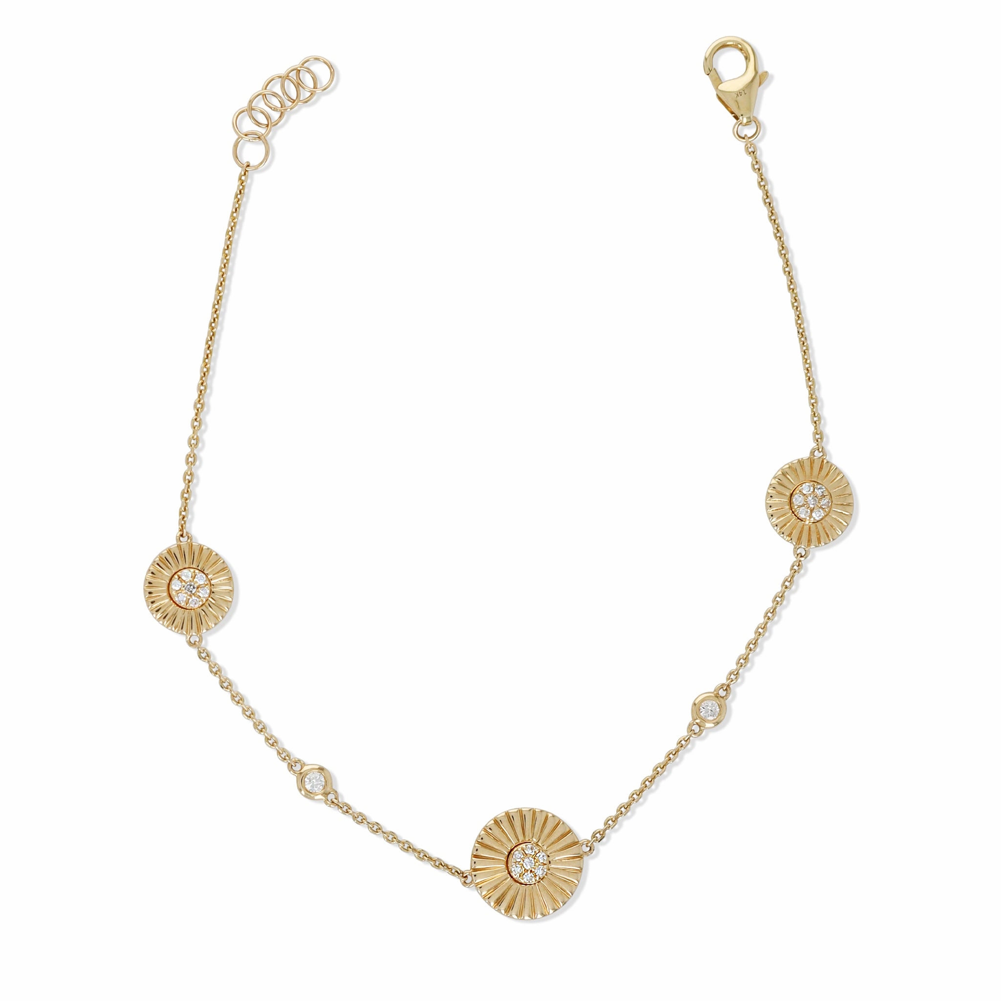 Starburst Diamond Bracelet Fashion Jewelry Look