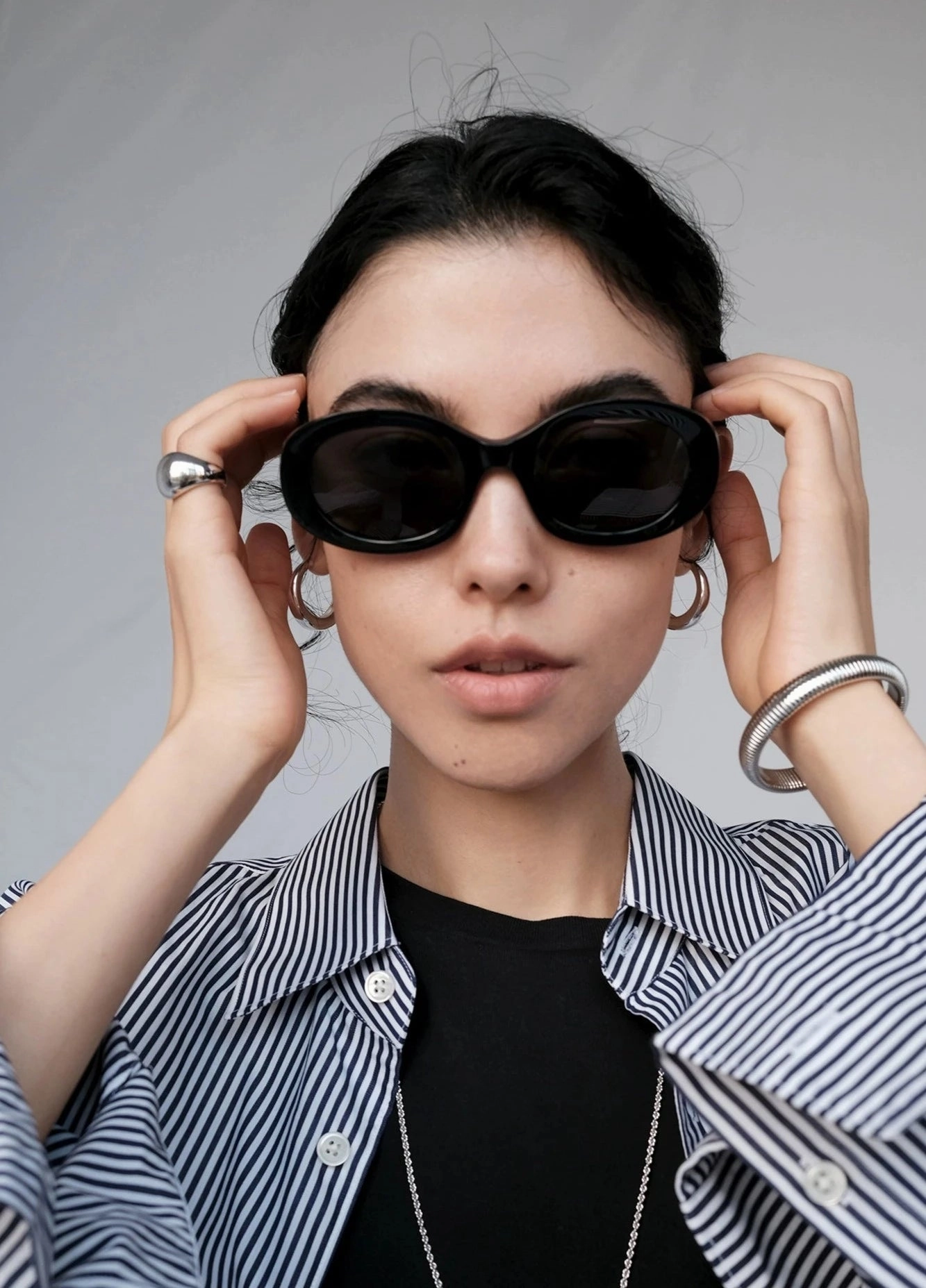 Chantae Curved Dome Ring Gold Inspired Style