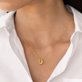 Circle Pendant Necklace - Lilou Celebratory Piece
