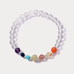 Statement Look Luxe Lookbook Clear Quartz Crystal Bracelet