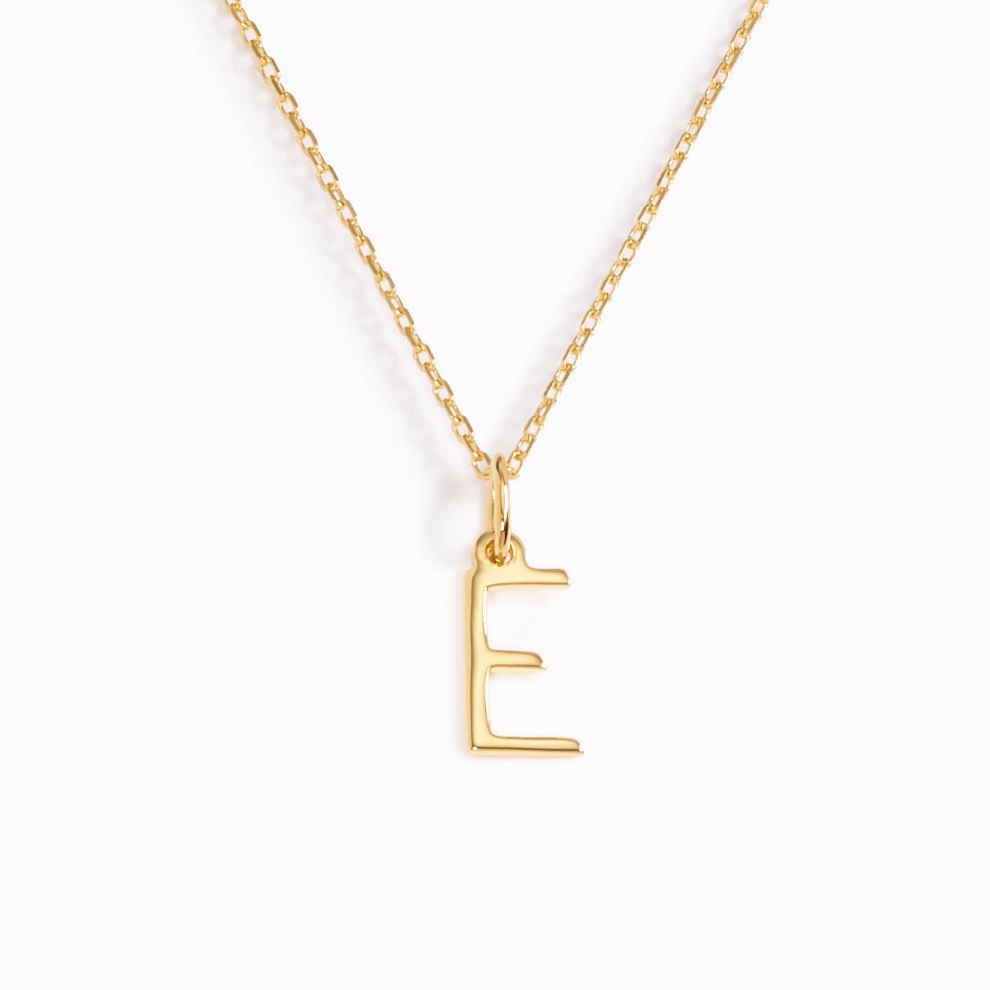 Gift Choice E Necklace / Gold Initial Necklace