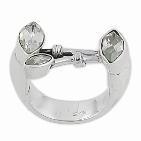 Coolest CZ Ring: 925 Sterling Silver Cubic Zirconia Ring birthday party Model Present