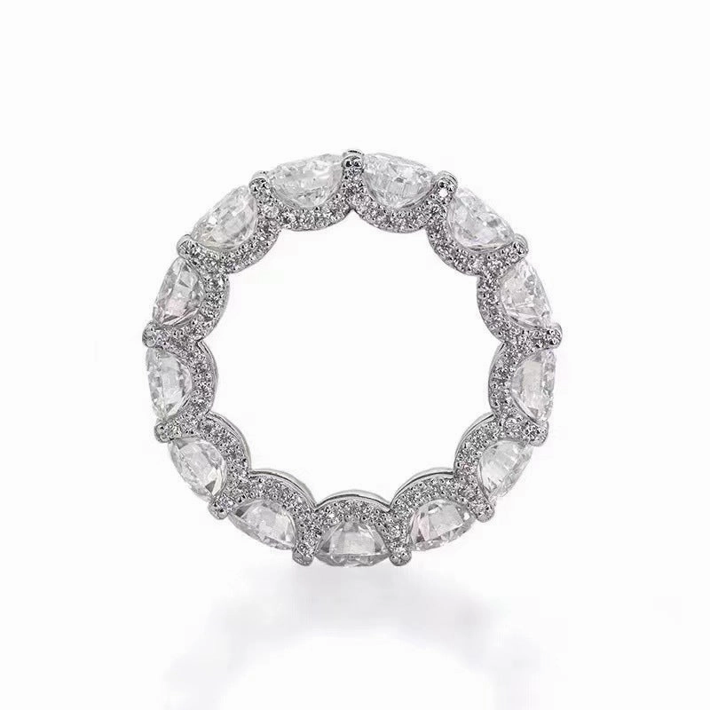 Diamond Row Ring Band | S925 | CZ Meaningful Accessory