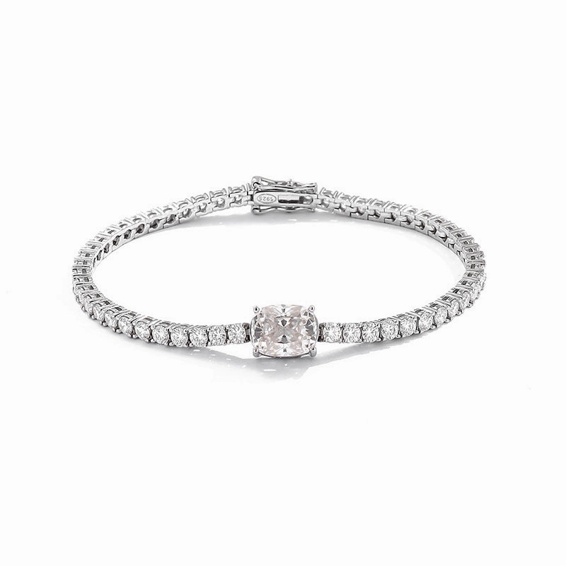 4 Carat Elegant Women's Moissanite Tennis Bracelet | S925 Deep Composites