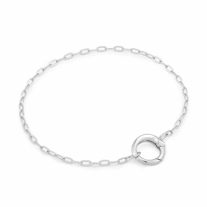Bright Composites Diverse Combinations Silver Mini Link Charm Chain Connector Bracelet