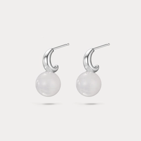 Crystal Earrings Bold Glance Silky Finish