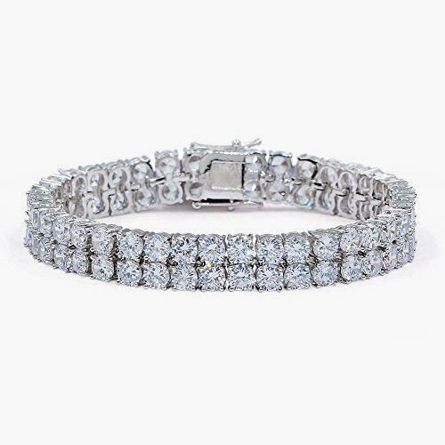 Cubic Zirconia Iced Out Tennis Bling Lab Bracelet Chic Choice Luxe Pick
