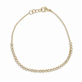 Pastel Palette Dainty Diamond Half Tennis Bracelet