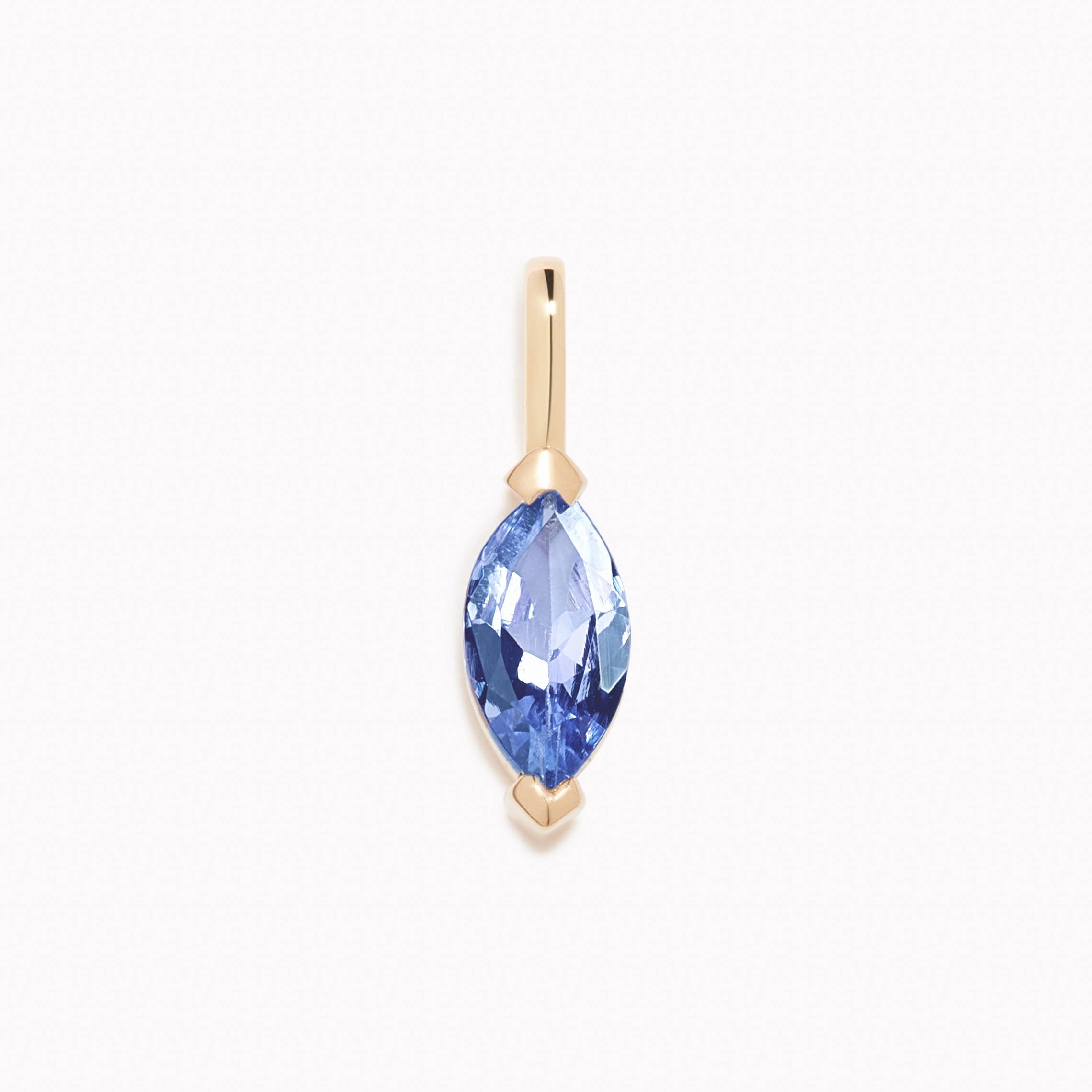 December Birthstone Pendant 14k Gold - Tanzanite Urban Flair