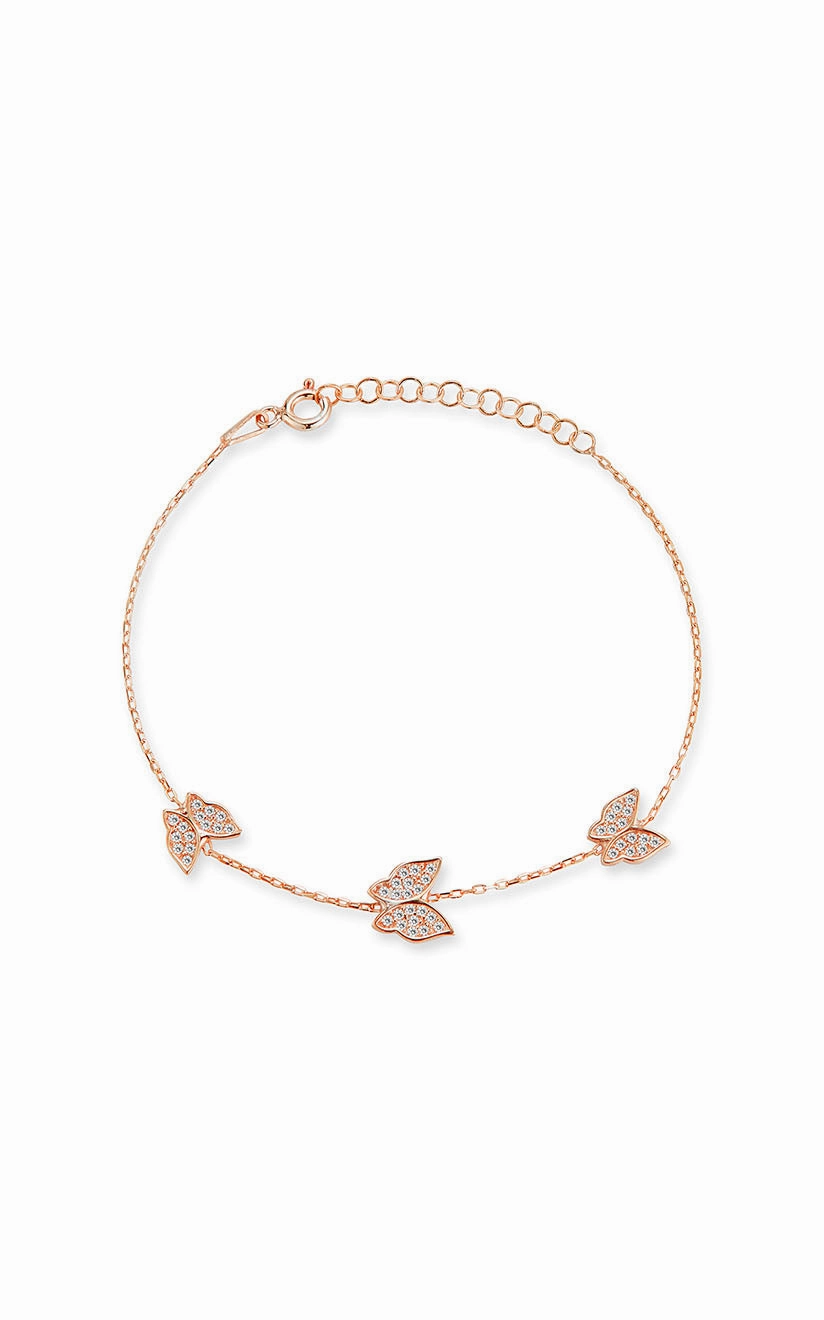 Shiny Jewels Butterfly Station Bracelet
