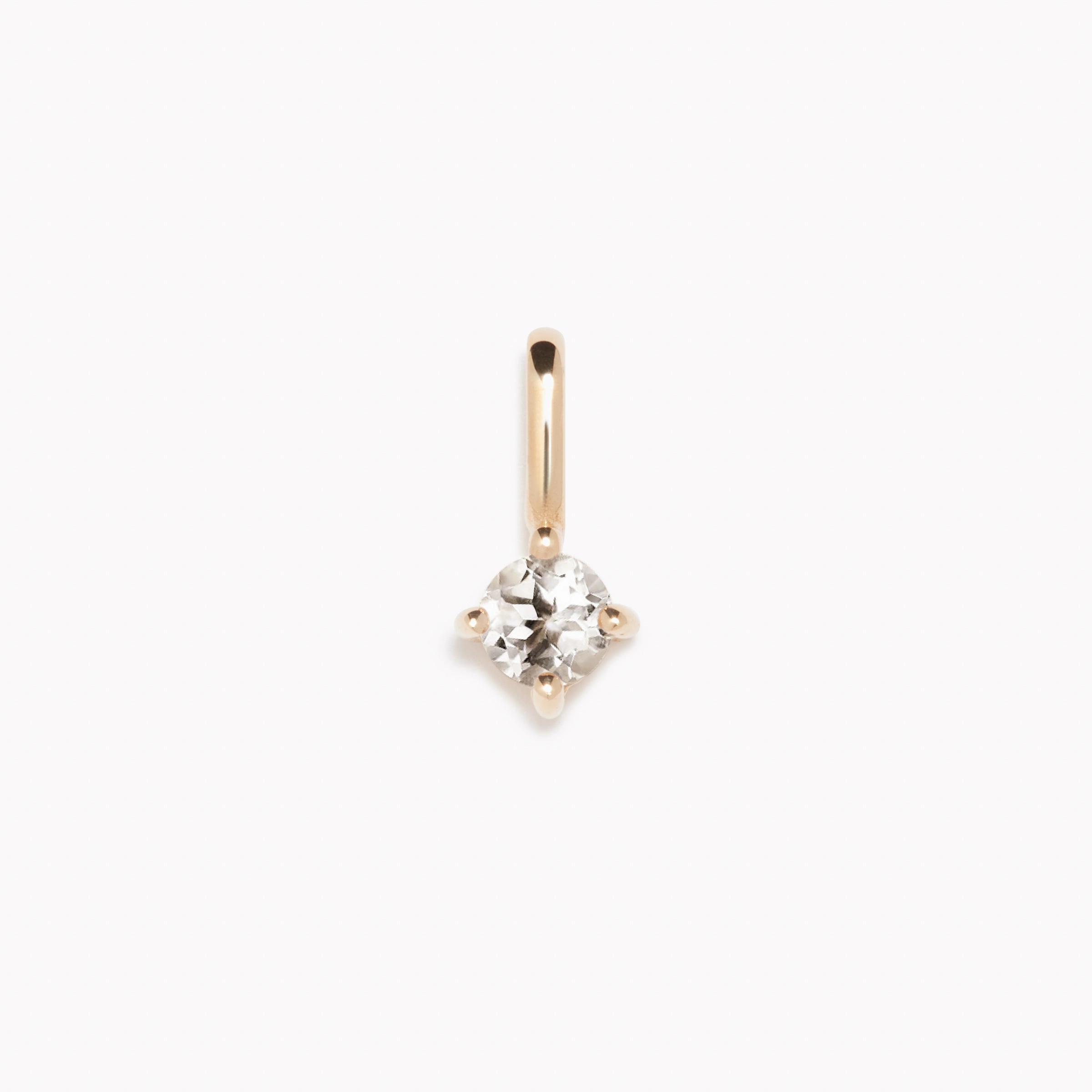 Diamond Charm 14k Gold Ideal Item