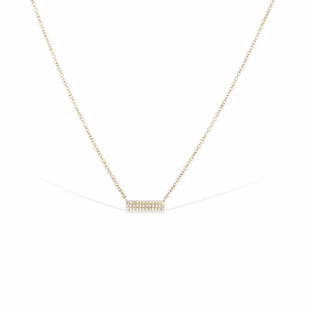 Diamond Petite Bar Necklace Creative Touch