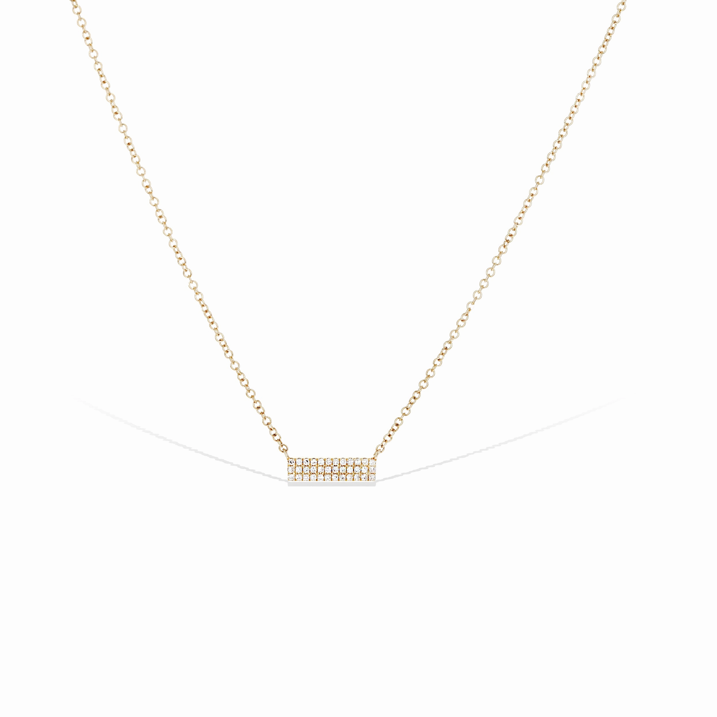 Diamond Petite Bar Necklace Creative Touch