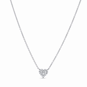Festive Set Artful Feature Diamond Sweet Heart Necklace