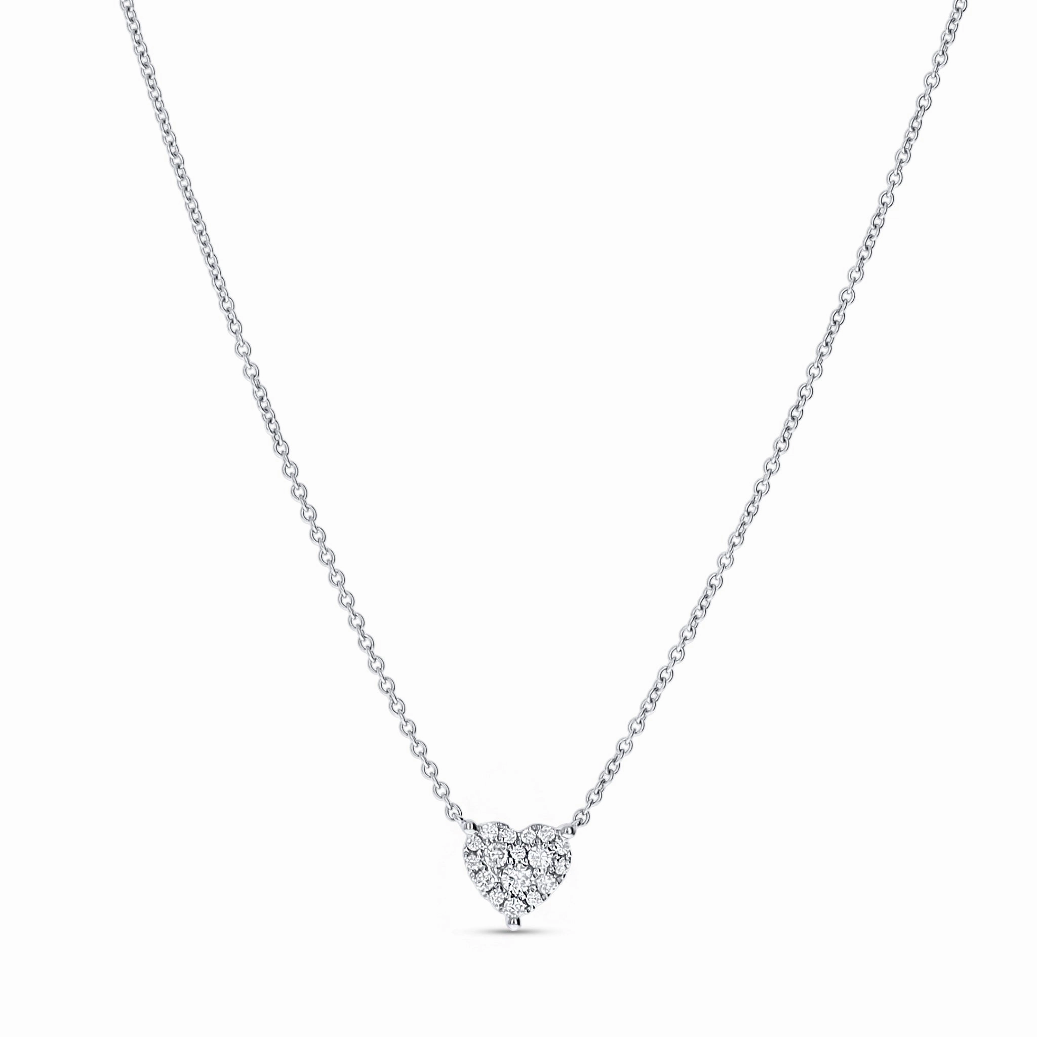 Festive Set Artful Feature Diamond Sweet Heart Necklace