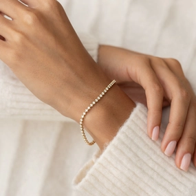 Fashion Craft Diamond Tennis Bracelet 14k Gold (1.62 ct tw) - Mirella