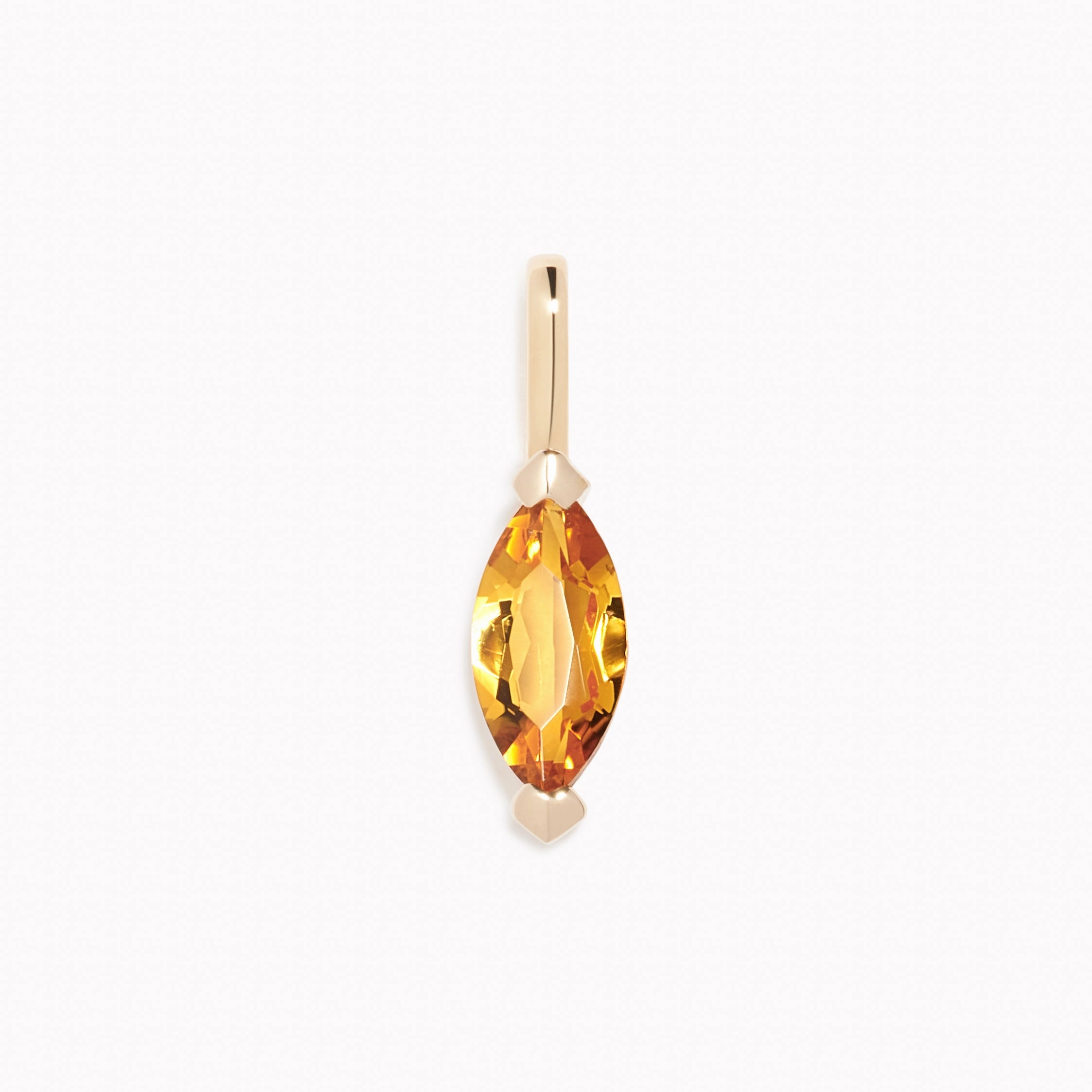 Amazing Present November Birthstone Pendant 14k Gold - Citrine
