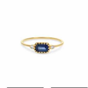 East West Sapphire Ring Effortless Fit