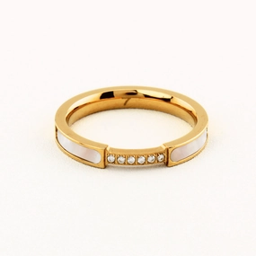 RAPUNZEL PEARL SHELL RING Millennium Style