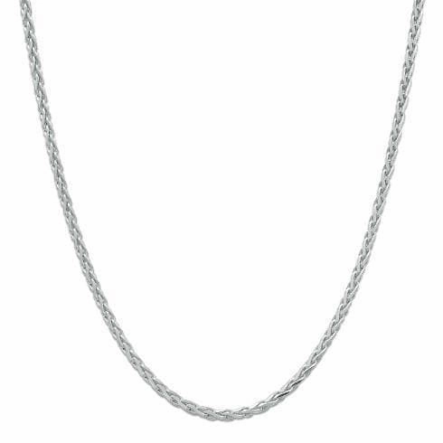 24" 1.0mm Adjustable Espiga Chain in Sterling Silver Climate Friendly Accessory Effortless Chic