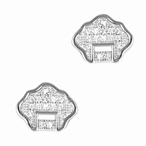 Elegant 925 Sterling Silver Cubic Zirconia Party Wear Earrings Splendid Embellishment Pretty Feature