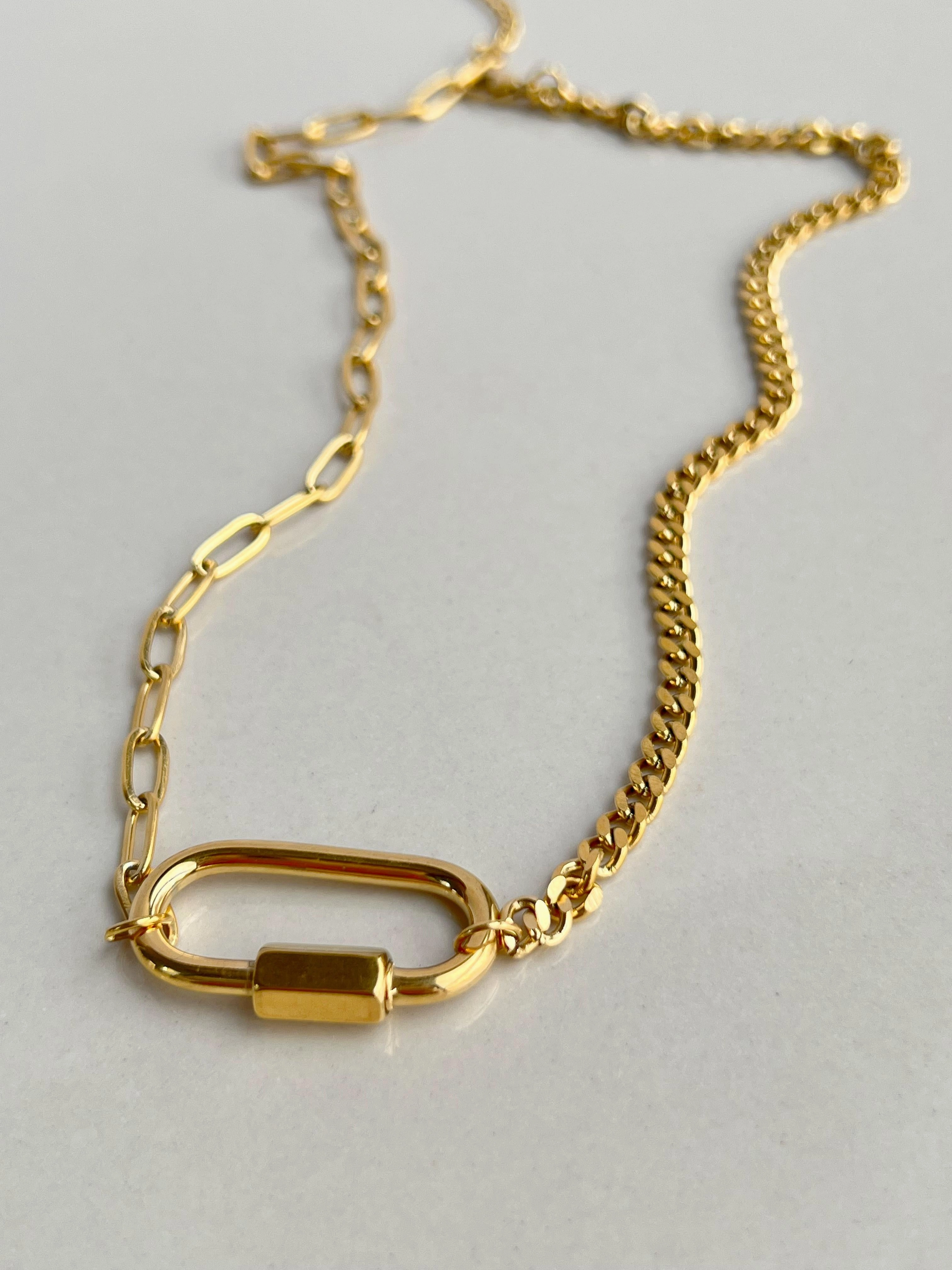 Aglaia Mixed Chain Necklace Effortless Detail Timeless Accent