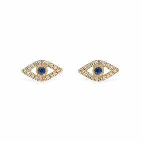 Charming Gifts Stylish Accessory Diamond Evil Eye Studs