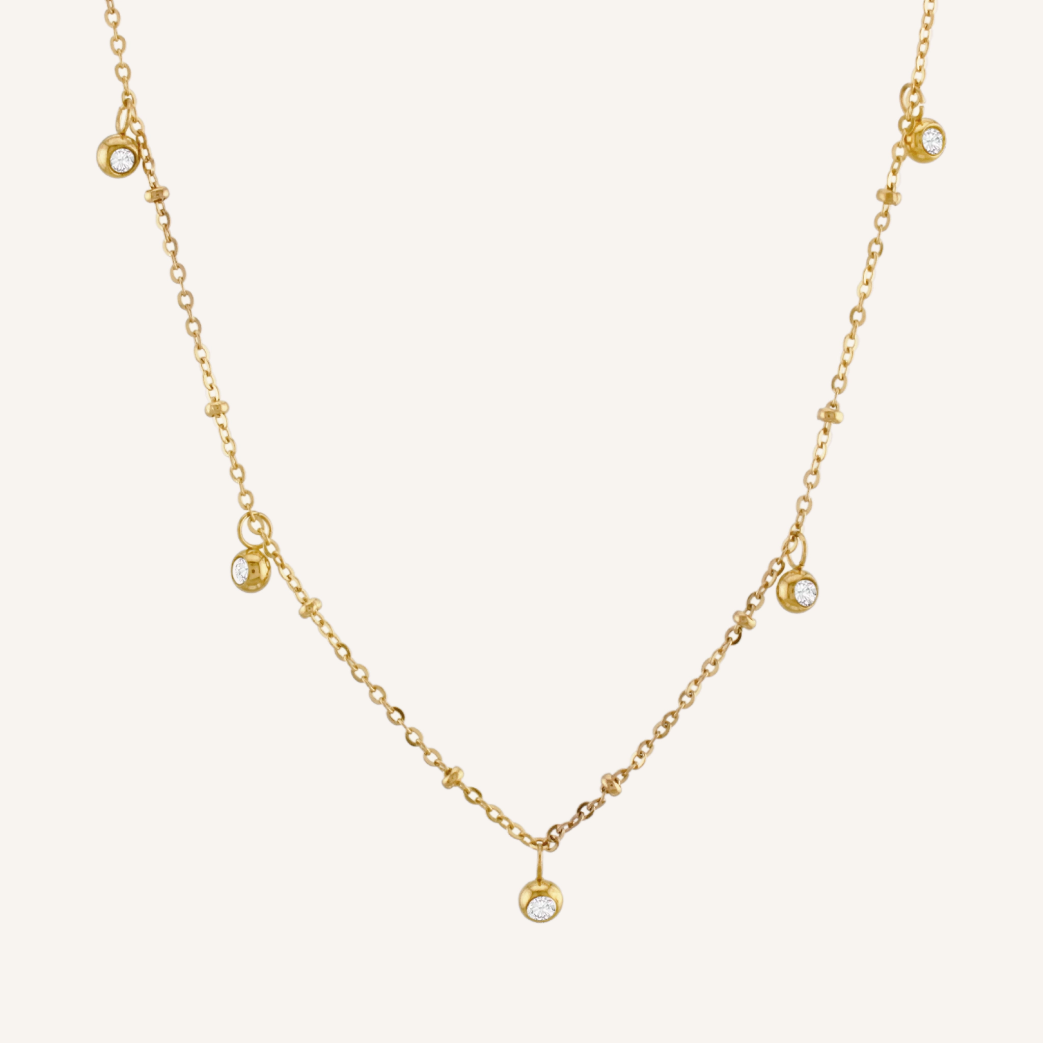 MONTE CARLO DANGLE DIAMOND NECKLACE Glam Gift